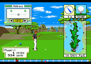 New 3D Golf Simulation Devil's Course (Japan) In game screenshot